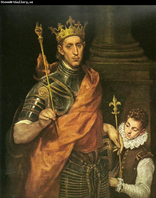 El Greco st. louis, king of france